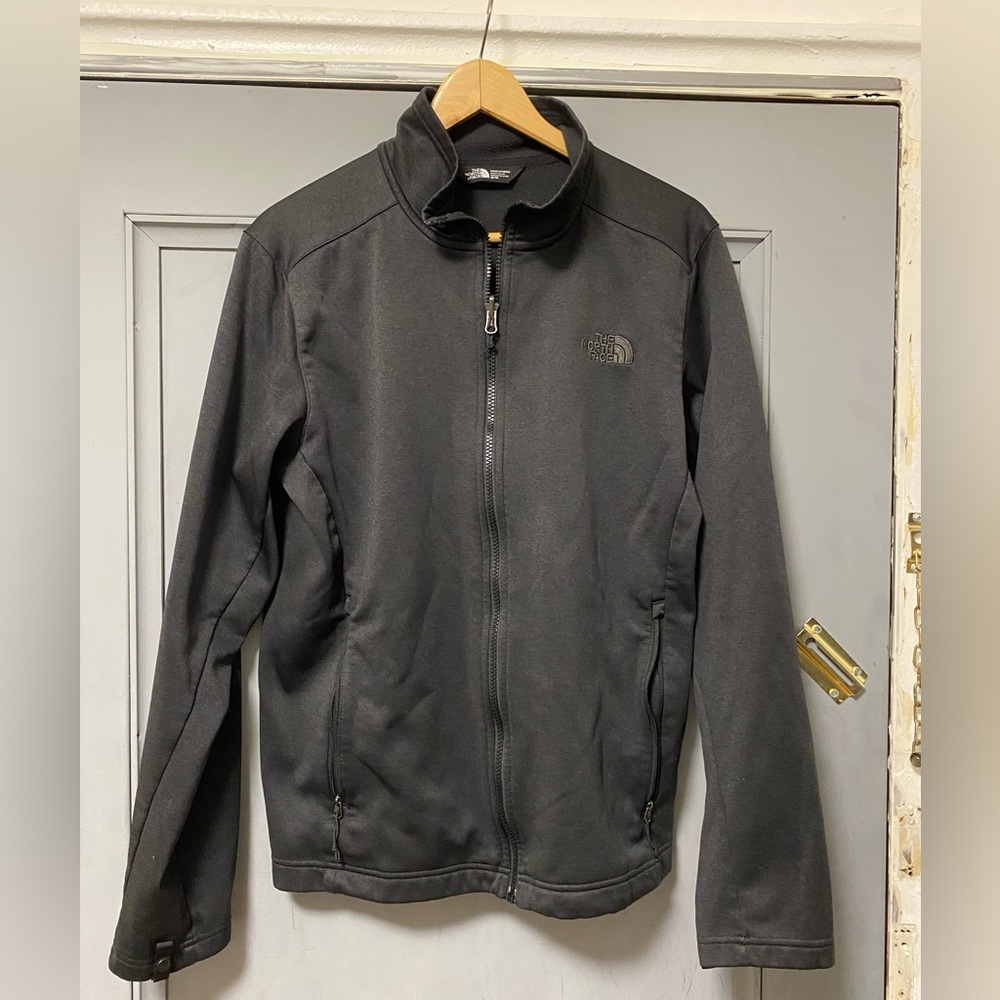 The North Face Black Fleece Zip-Up Jacket - Size M